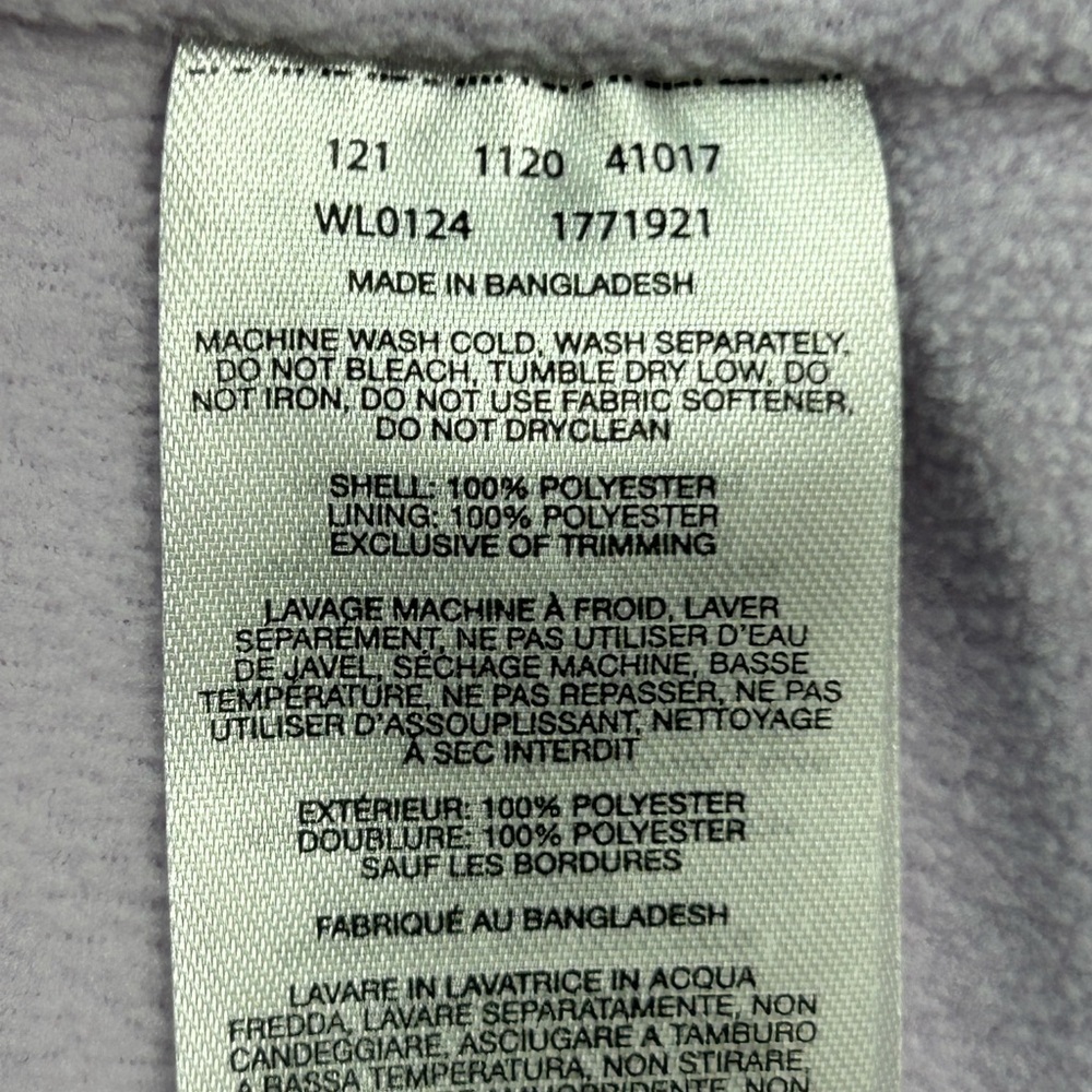 Columbia windbreaker hoodie fleece lined Sz M Women's Lavender Lilac Ski - Picture 14 of 16